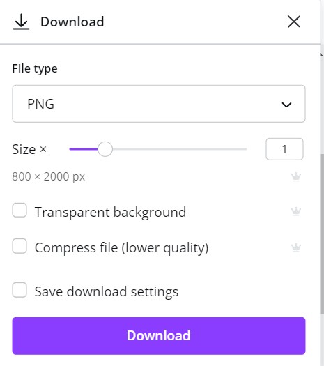 Canvas Pro - Download File Types